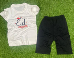 2-Piece Jersey Printed Tracksuit for Kids – Shirt & Shorts Set